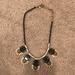 J. Crew Jewelry | J Crew Black Diamond Statement Necklace | Color: Black/Gold | Size: Os