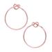 Kate Spade Jewelry | Kate Spade Rosegold Loves Me Knot Hoop Earrings | Color: Gold/Pink | Size: Os