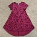 Lularoe Dresses | Floral Lularoe Carly Dress | Color: Pink/Purple | Size: Xs