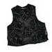 Free People Tops | Free People Floral Sheer Net Tank Top Sz. S | Color: Black | Size: S