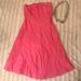 J. Crew Dresses | J. Crew Pink Textured Strapless Dress, Size 8 | Color: Pink | Size: 8