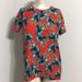 Lularoe Shirts & Tops | Lularoe Shirt With French Fries Pattern | Color: Blue/Red | Size: 14g