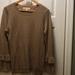 Michael Kors Tops | Micheal Kors Ruffle Long Sleeve Top Gold Glitter | Color: Gold | Size: S