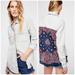 Free People Tops | Free People Bandana Bandit Button Down Denim Shirt | Color: Blue/Purple | Size: S