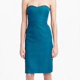 J. Crew Dresses | J. Crew Rory Strapless Dress Classic Faille | Color: Blue/Green | Size: 6