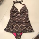 Jessica Simpson Swim | Jessica Simpson One Piece Swimsuit | Color: Brown/Cream | Size: S