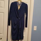 Michael Kors Dresses | Michael Kors Blue Jay Dress Size M | Color: Black/Blue | Size: M