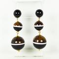 Kate Spade Jewelry | Kate Spade In A Flash Drop Earrings In Brown | Color: Brown/Silver | Size: Os