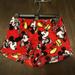 Disney Intimates & Sleepwear | Disney Mickey & Minnie Sleep Shorts | Color: Black/Red | Size: Xs