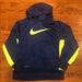 Nike Shirts & Tops | Nike Therma-Fit Hoodie | Color: Blue/Yellow | Size: Mb