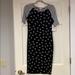 Lularoe Dresses | Lularoe Black And Gray Julia Dress Xs Nwt | Color: Black/Gray | Size: Xs