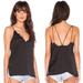 Free People Tops | Intimately Free People Black Scalloped Strappy Top | Color: Black | Size: Xs