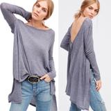 Free People Tops | Free People The Incredible Long Sleeve Tee | Color: Gray | Size: Xs