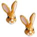 Kate Spade Jewelry | Kate Spade Bunny Stud Earrings | Color: Gold/Orange | Size: Various