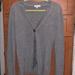 Tory Burch Sweaters | Gray Tory Burch Cardigan. Great Condition. Size S | Color: Gray/Silver | Size: S