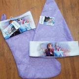 Disney Holiday | Frozen Stocking And Santa Hat | Color: Purple/White | Size: Os