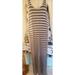 Madewell Dresses | Hp Madewell Striped Maxi Racerback Tank Dress | Color: Blue/Tan | Size: M