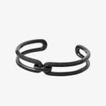 Michael Kors Jewelry | Michael Kors Mkj6948001 Black-Tone Chain-Link Cuff | Color: Black | Size: Os