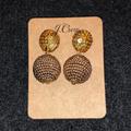 J. Crew Jewelry | J. Crew Beaded-Ball Drop Earrings | Color: Gold | Size: Os