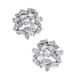 Kate Spade Jewelry | Kate Spade Crystal Clear Cluster Earrings | Color: Silver | Size: Os