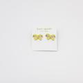 Kate Spade Jewelry | Kate Spade Yellow Bow Earrings | Color: Yellow | Size: Os