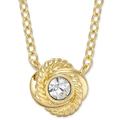Kate Spade Jewelry | Infinity & Beyond Gold-Tone Crystal Knot Pendant | Color: Gold | Size: Os