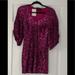 Free People Dresses | Free People Sequin Dress - Xs | Color: Pink | Size: Xs