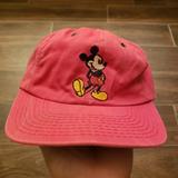 Disney Accessories | Disney Mickey Mouse Youth Baseball Cap Hat One Sz | Color: Red | Size: Osb