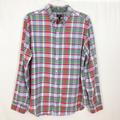 J. Crew Shirts | J.Crew Indian Cotton Shirt-Plaid-Style 58240-Large | Color: Blue/Red | Size: L