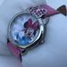 Disney Accessories | Disney Minnie Mouse Ladies Watch Pink Band Analog | Color: Pink/Silver | Size: Os