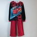 Disney Pajamas | Cars 6 - 7 Boys 2-Pc Pajama Set Red Black Pjs | Color: Black/Red | Size: 6b
