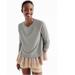 J. Crew Sweaters | J.Crew Collection Crewneck Layered Lam Sweater | Color: Gray | Size: Various