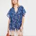 Free People Dresses | Free People Marigold Mini Dress Blue Nwt | Color: Blue | Size: S