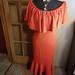 Lularoe Dresses | Lularoe Cici Dress | Color: Orange | Size: 2x
