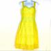 Lilly Pulitzer Dresses | Lilly Pulitzer Vintage Sundress Eyelet Two Layer | Color: Yellow | Size: 4