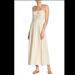 Free People Dresses | Free People Santorini Printed-Strap Maxi Dress | Color: Cream/White | Size: 4