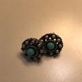 Free People Jewelry | Free People Stud Earrings | Color: Black | Size: Os