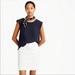 J. Crew Tops | J. Crew Sleeveless Drapey Top Size 0 | Color: Blue | Size: 0