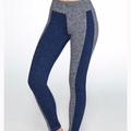 Free People Pants & Jumpsuits | Fp Movement Boro Colorblock Legging Blue & Gray | Color: Blue/Gray | Size: S