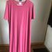 Lularoe Dresses | Lularoe Maria Maxi Dress | Color: Pink | Size: L