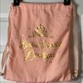 Disney Accessories | Disneyland Bibbidi Bobbidi Boutique Drawstring Bag | Color: Gold/Pink | Size: Osg