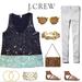 J. Crew Tops | J Crew Navy And Mint Sequin Tank | Color: Blue/Green | Size: S