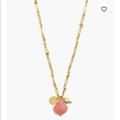 Madewell Jewelry | Madewell Shell Charm Necklace | Color: Gold/Pink | Size: 18”