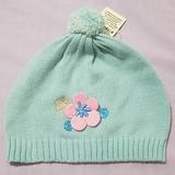 Disney Accessories | Disney Princess Blue Floral Pompom Hat | Color: Blue/Pink | Size: Osbb