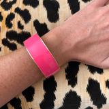 J. Crew Jewelry | J. Crew Enamel Bangle Bracelet In Pink | Color: Pink | Size: Os
