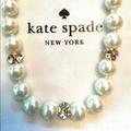 Kate Spade Jewelry | Host Pickkate Spade Lady Marmalade Necklace + | Color: Gold/White | Size: Os