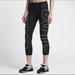 Nike Pants & Jumpsuits | Nike Power Legend Dri-Fit Crop Leggings | Color: Black/White | Size: S