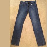 J. Crew Jeans | J. Crew Toothpick Skinny Jeans Dark Wash Denim | Color: Blue | Size: 28