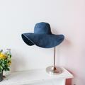 J. Crew Accessories | J. Crew Blue Floppy Hat - 100% Paper Straw Os | Color: Blue | Size: Os