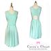 Free People Dresses | Free People Mint Green Soutache Cut Out Mini Dress | Color: Green | Size: S